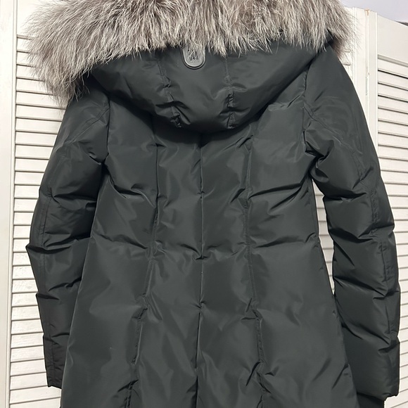 Mackage Women's Black Faux Fur Trim Jacket - Picture 2 of 5